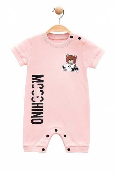 SULİFESTORE Sulife Teddy Bear Printed Snap-Button Jumpsuit