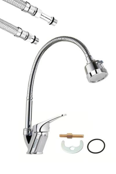 Ufak Tefek Şeyler صنبور حوض المطبخ Irmak Mix Swan 40 خرطوشة - ضمان لمدة 5 سنوات