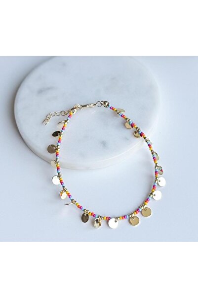 Venus Design Renkli Boncuk Pul Halhal