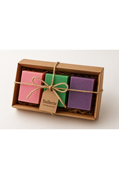 Handmade مجموعة صابون بلفي الطبيعي المصنوع يدويًا