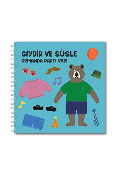 oksijen oyuncak Giydir ve Süsle Ormanda Parti Var Sticker Etkinlik Kitabı