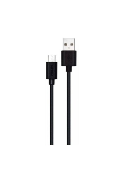 Philips 2M USB-A to Micro USB Charging Data Cable