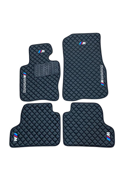 Bmw Genel Oto Halı Paspas BMW 3 Serisi E36 1990-2000 Uyumlu M Performance M Teknik Sport Kaymaz & Şık Tasarım
