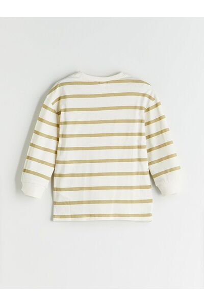 LC Waikiki Ανδρικό μπλουζάκι LCW Kids Crew Neck ριγέ