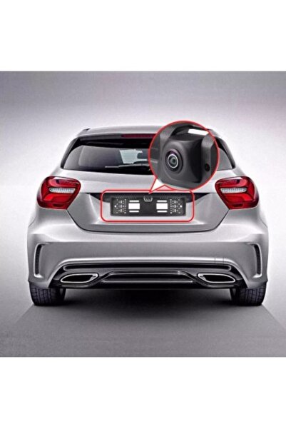 Xenon Bright HD 170 degree angle rear view camera with StarLight Night Vision on license plate holder