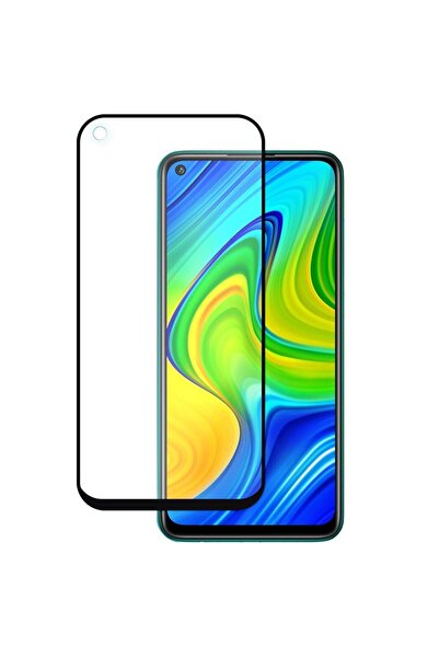 Atlas 5D Πλήρης αυτοκόλλητη μεμβράνη γυαλιού XIAOMI Note 9 Pro (Μαύρο) ATX