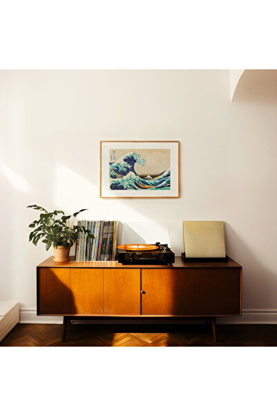 ARTHOUSECOLLECTIVE Poster Big Wave - Lucrări de artă japoneză - Poster fără cadru în dimensiuni de pictură