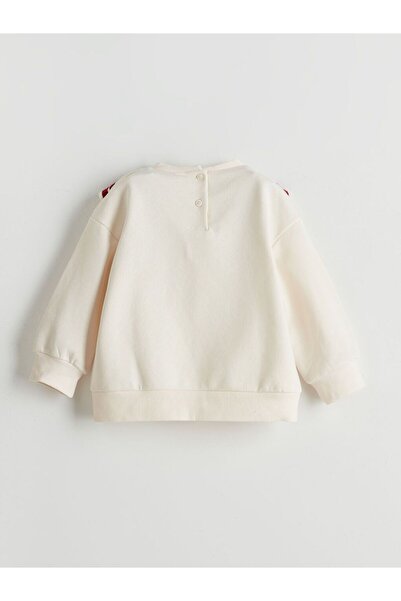 LC Waikiki Lcw Kids Ribbon Detailed Girls' Sweatshirt and Leggings 2-Piece Set