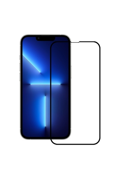 Atlas 5D Full Glue Glass Film APPLE iPhone 13 Pro Max (Μαύρο) ATX
