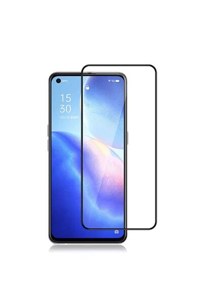 Atlas 5D Full Glue Glass Film Oppo Reno 6 (5G) (Μαύρο) ATX