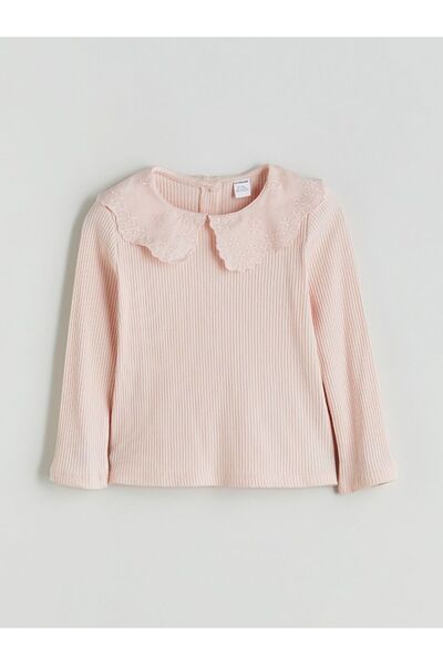 LC Waikiki Lcw Kids Baby Collar Girl's T-Shirt