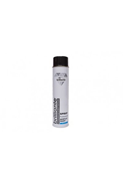 BRILLIANTE VOPSEA SPRAY ACRILICA NEGRU LUCIOS (RAL 9005) 600 ml BRILLIANTE