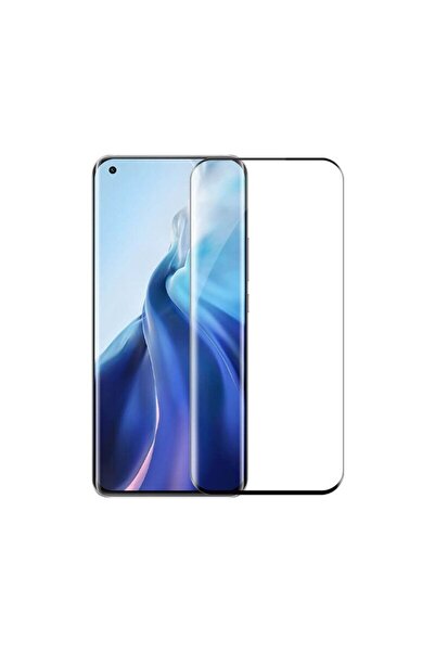 Atlas 5D Πλήρης κόλλα κεραμική μεμβράνη γυαλιού XIAOMI Mi 11 (Μαύρο)