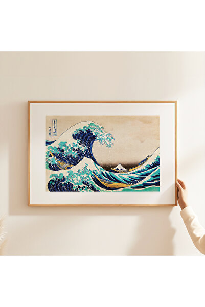 ARTHOUSECOLLECTIVE Poster Big Wave - Lucrări de artă japoneză - Poster fără cadru în dimensiuni de pictură