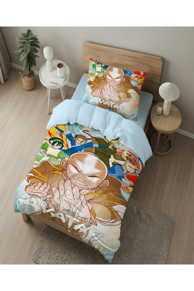 Home Duvetcoverhome Single Size Avatar Cartoon Characters 3D Digital Printed Bedding Set