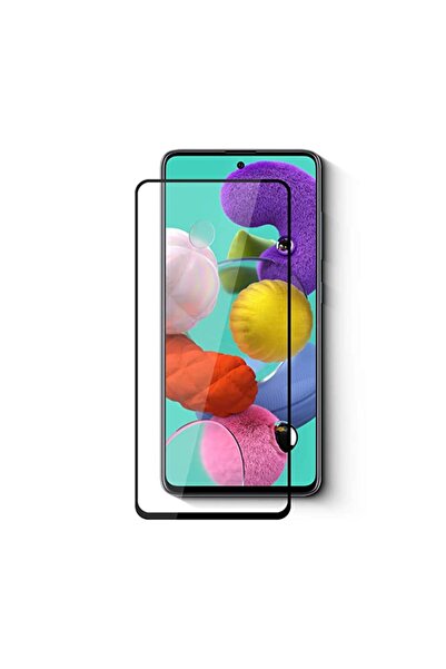 Atlas 5D Πλήρης κόλλα κεραμική μεμβράνη γυαλιού SAMSUNG Galaxy M51 (Μαύρο)