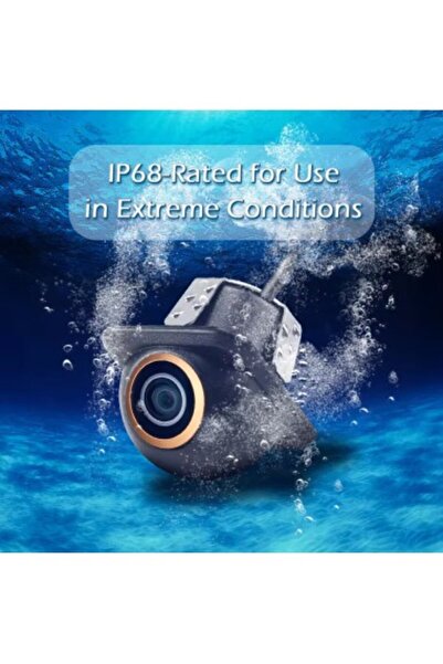 Xenon Bright 170 degree HD rear/front camera with StarLight Night Vision