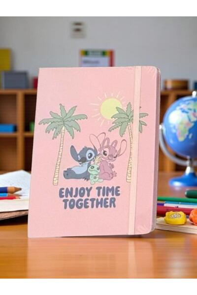 KESKİN COLOR Keskin Color Licensed Stitch Enjoy Time Together 80 Sheets A5 Notebook