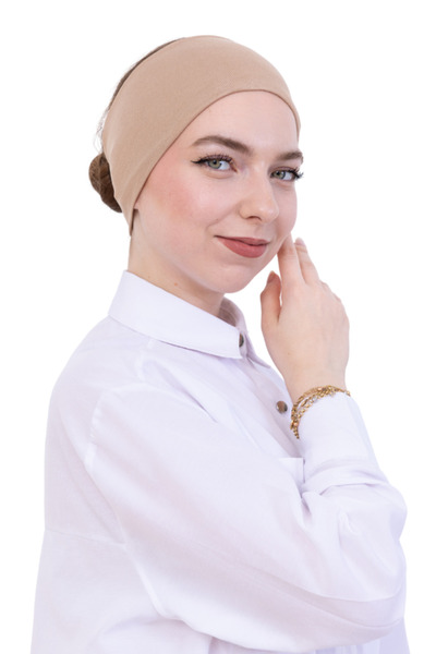 Modish Group Women's Hijab Bandana Combed Cotton Non-Slip Ready-To-Wear Shawl under Scarf Bonnet Comfortable Use