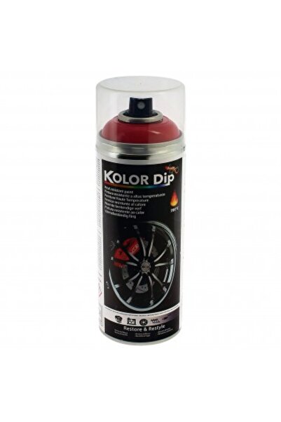 KOLOR DIP Spray Paint for calipers resistant to high temperatures Red Kolor Dip 400ml Red