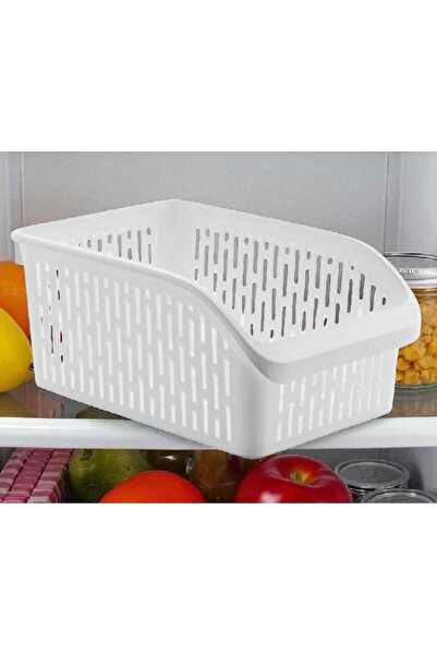 ESA LİFE Beyaz Plastik Çok Amaçlı Organizer Sepet – Delikli Tasarım, Mutfak &...