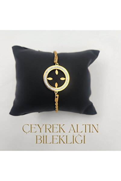 İnci Mercan Bujiteri Çeyrekli Bileklik ,Çeyrek Altın Takılan Burgu Zincirli B...