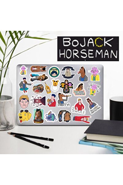 Hediyeni Al مجموعة ملصقات بوجاك هورسمان السلسلة 2 |   دفتر ملاحظات للكمبيوتر المحمول، دفتر ملاحظات، هاتف لوحي، دفتر يوميات