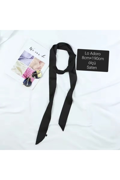 LO ADORO Satin Scarf Is Suitable for Scarf Belt Uses Satin Belt Red Bridal Sash
