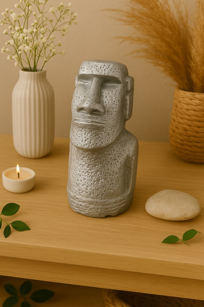 ZEROXO Moai Biblo - Paskalya Adası Biblo Heykel