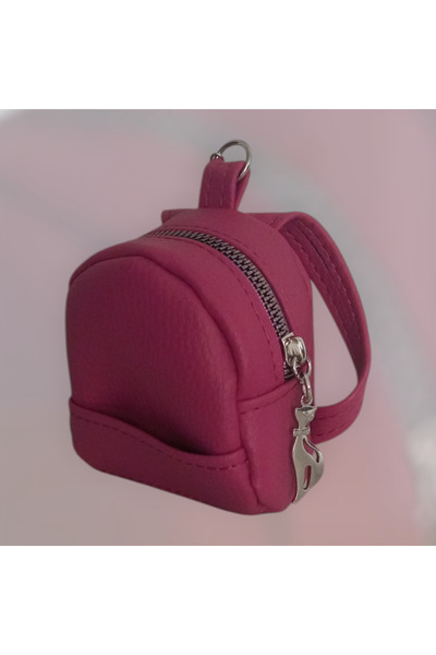 Cerisse سلسلة مفاتيح صغيرة على شكل حقيبة ظهر