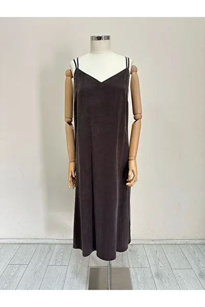 feminen Kupra Dress Brown