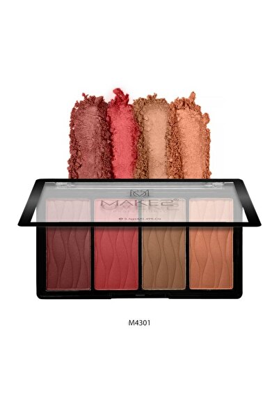 Makeover22 مجموعة أحمر الخدود بيبي بلاشر من ميك أوفر ٢٢، ٤ ألوان - M ٤٣٠١