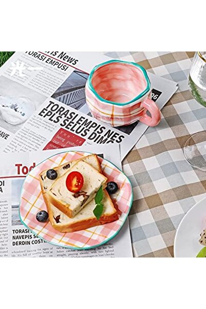 VALUE Coffee cup with saucer made of ceramic with an elegant design