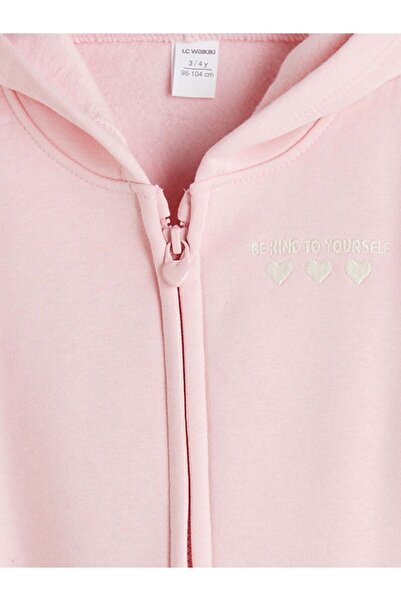 LC Waikiki Lcw Kids Girls Hooded Tracksuit Set and T-Shirt