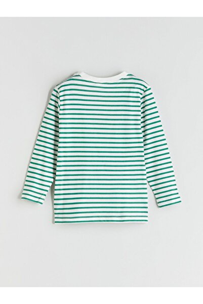 LC Waikiki LCW Kids Bisiklet Yaka Baskılı Erkek Çocuk Pijama Takımı