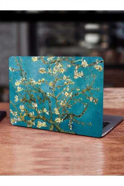 Hediyeni Al تصميم شجرة اللوز المزهرة |   ملصق لأجهزة الكمبيوتر اللوحي، والكمب...