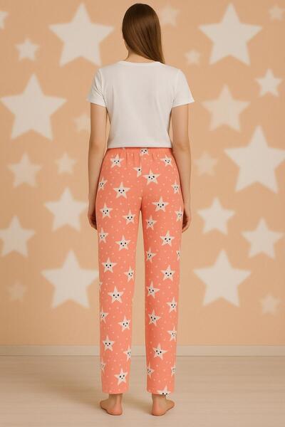 FAMES PİJAMA Winter Women's Fleece Pajama Bottoms