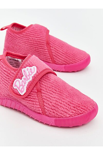 LC Waikiki LCW STEPS Barbie Nakışlı Cırt Cırtlı Kız Bebek Panduf