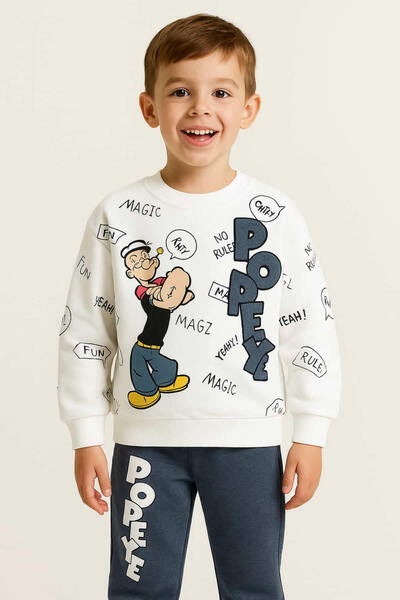 krm kerem bebe Seasonal Popeye Double Boy's Set