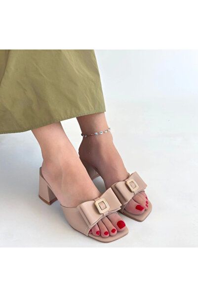 EyesOf Veor nude skin high heel slippers