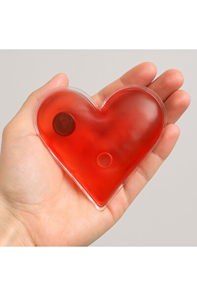 Mersi SHOP Kalp Şeklinde Jel El Isıtıcı – Tekrar Kullanılabilir, Taşınabilir Cep Sobası