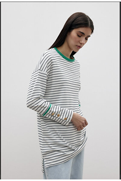 Merwishop Merwish Cizgili Tunik