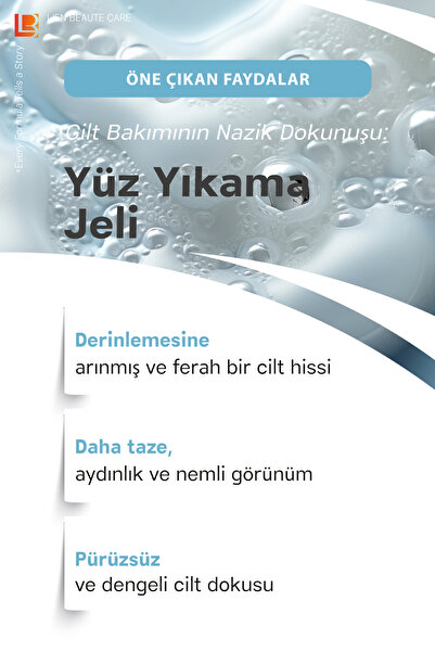 Lien Beaute Seyahat Boy Arındıcı ve Nem Dengeleyici Yüz Yıkama Jeli Hyalüronik Asit Niasinamide Salisilik Asit Biberiye