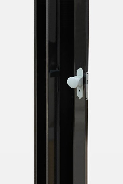 homenter Modern Katlanabilir Highgloss Siyah Akordiyon Kapı - 85x203 cm