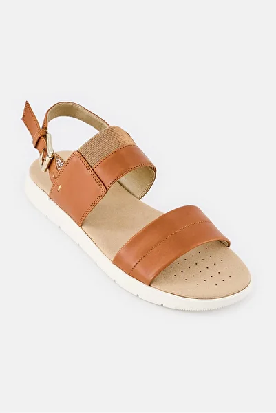 Geox Women Dandra Adjustable Buckle Closure Sandals, Brown