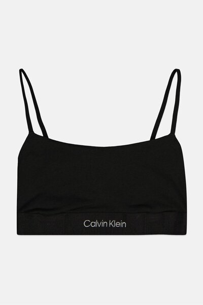 Calvin Klein Women Brand Logo Non Padded Bralette, Black