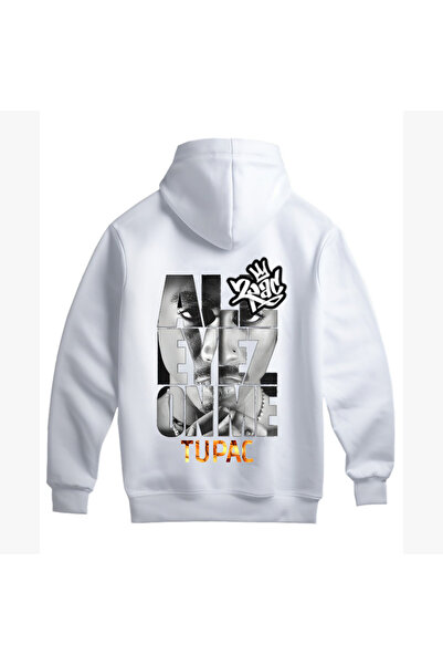 MAGORS Hanorac unisex din bumbac TUPAC SHAKUR NOU DE ÎNALTA CALITATE