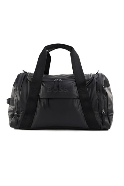BOSS Erkek Çıkarılanbilir ve Ayarlanabilir Askılı Geniş İç Hacimli Siyah Çanta 50548088-001