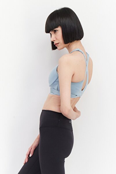 adidas Women Padded Brand Logo Sports Bra, Mint