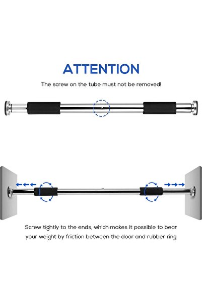 erorex Adjustable Doorway Pull Up Bar (220lb)